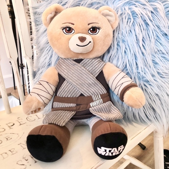 Disney, Star Wars, Build A Bear, Rey Bear, Press Paw & Play Star Wars Theme Song - Picture 1 of 9